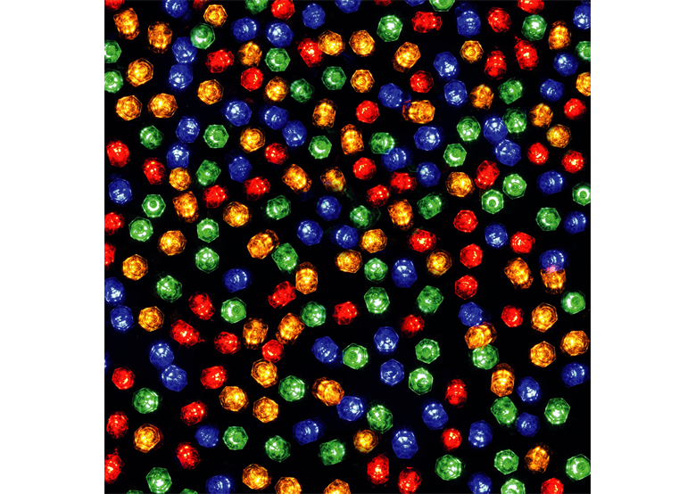 Kerstverlichting voor binnen 100 x oranje LED 4,9 mtr Bulinex 38-471