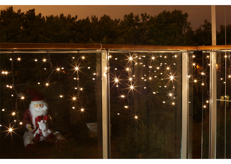 Kerstverlichting voor binnen LED ijspegels effect wit 60 2,8mtr Bulinex 38-618
