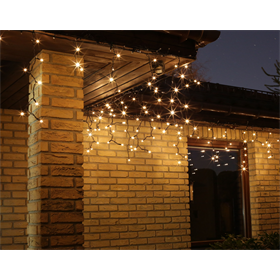 Kerstverlichting voor binnen LED ijspegels effect wit 60 2,8mtr Bulinex 38-668