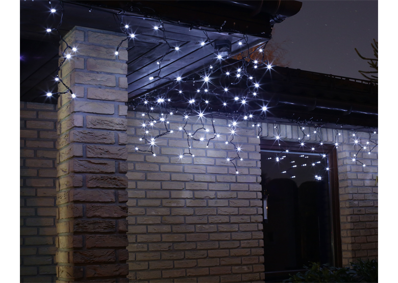 Kerstverlichting voor binnen LED ijspegels effect wit 60 2,8mtr Bulinex 38-742