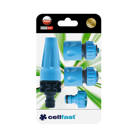 Set met rechte sproeier 1/2” - 5/8” 4-delig Cellfast BASIC 50-500
