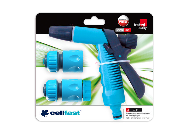 Set met 3/4” pistoolsproeier Cellfast BASIC 50-530