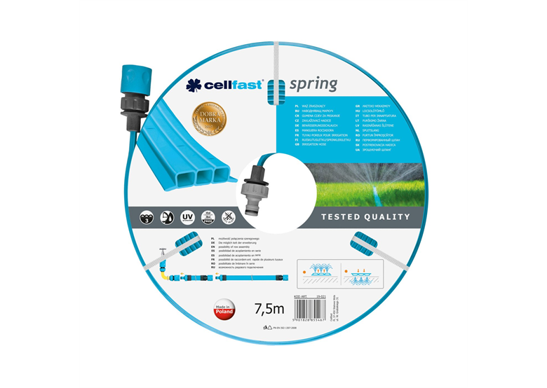 Sproeislang  SPRING 1/2" 7,5 mb Cellfast C 19-021N