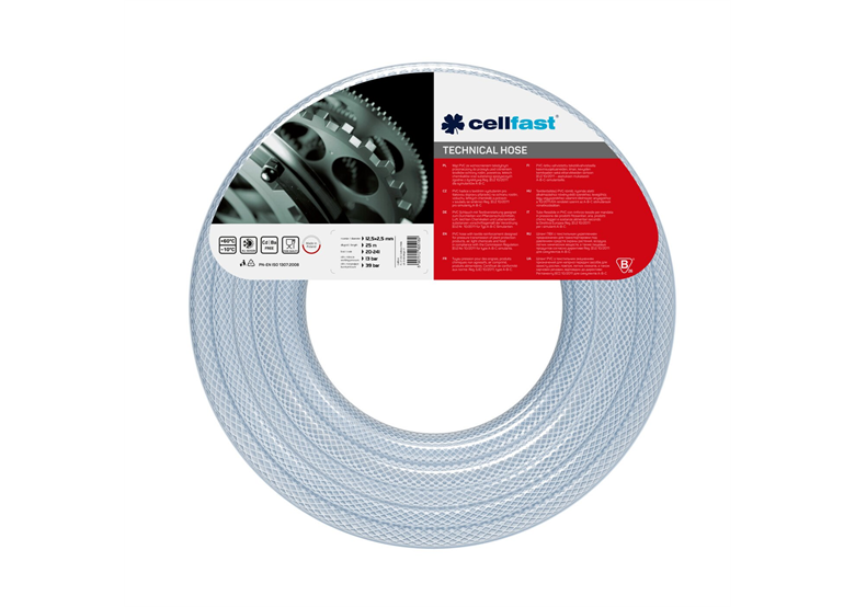 Gewapende technische slang 12,5 mm x 2,5 mm 25 mb REG EU 2011 A-B-C NIEUW Cellfast C 20-241