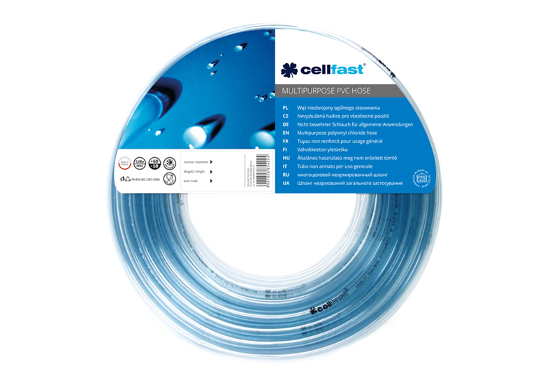 Slang voor algemeen gebruik 8,0 mm x 1,0 mm 50 mb Cellfast C 20-423
