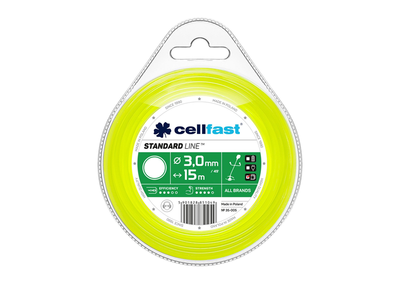 Snijdraad STANDAARD - rond 3,0 mm x 15 m /blister/  Cellfast C 35-005