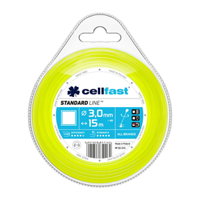 Snijdraad STANDARD - vierkant 3,0 mm x 15 m Cellfast C 35-014