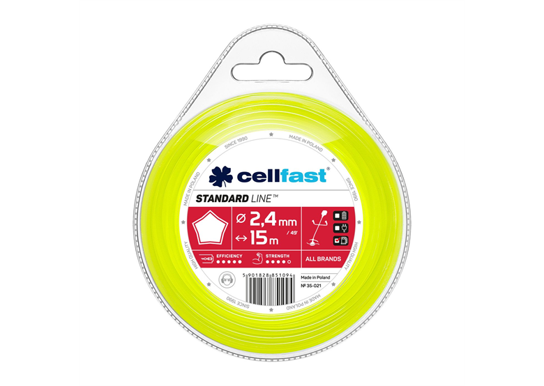 Snijdraad STANDARD - sterretje 2,4 mm x 15 m Cellfast C 35-021