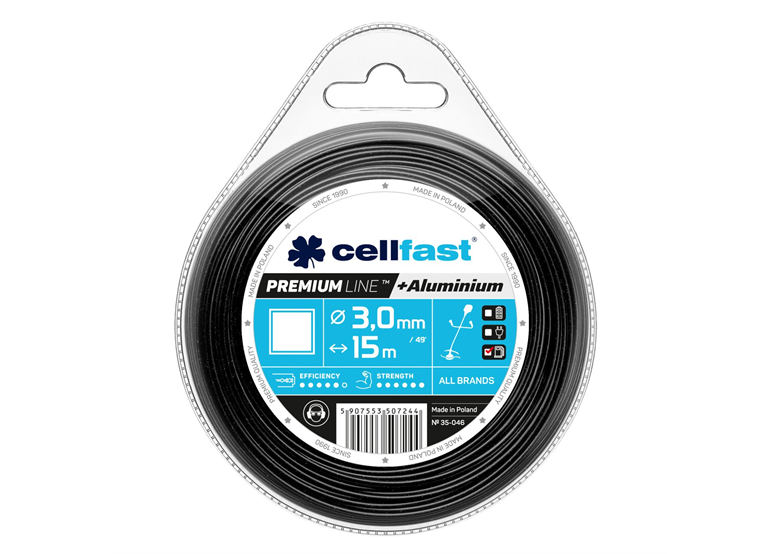 Snijdraad PREMIUM - vierkant 3,0 mm x 15 m Cellfast C 35-046