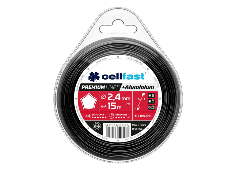 Snijdraad  PREMIUM - sterretje  2,4 mm x 15 m Cellfast C 35-053
