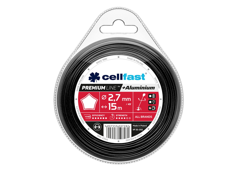 Snijdraad  PREMIUM - sterretje  2,7 mm x 15 m Cellfast C 35-055