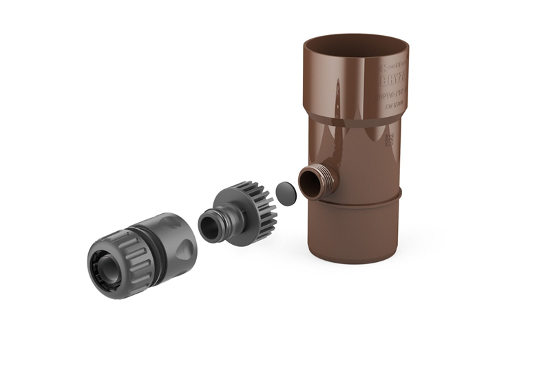 Regenwater terugwinner 63mm bruin NIEUW Cellfast C 60-202