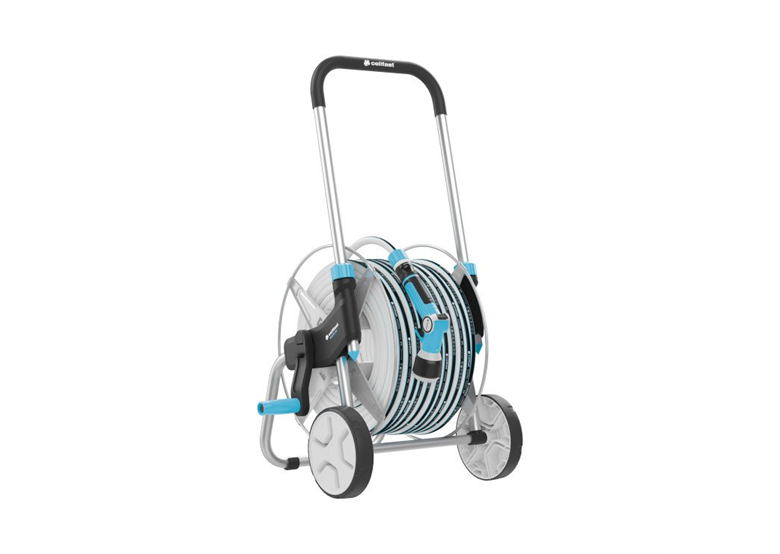 Wózek z wężem 1/2" 50m i zraszaczem Cellfast EXPLORER