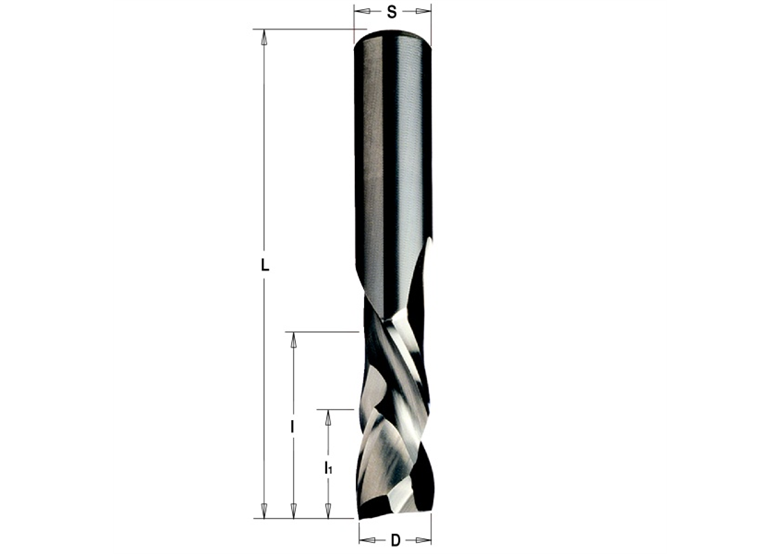 Spiraalfrees D=8, I=32, I1=7, L=80, S=8 Cmt 190.080.11