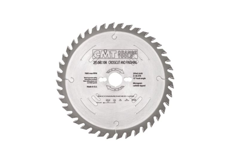 Zaagblad 260x30mm 48T Cmt 285.048.11M