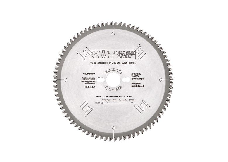 Zaagblad voor laminaten 165x20mm T56 Cmt 296.165.56H