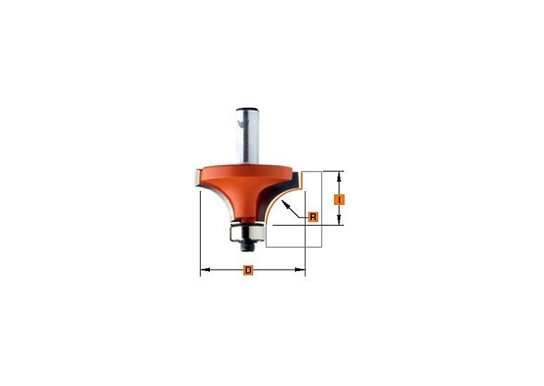 Frees rond met kogellager R3 Cmt 938.187.11