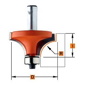 Frees rond met kogellager R 4,75 Cmt R-4.75