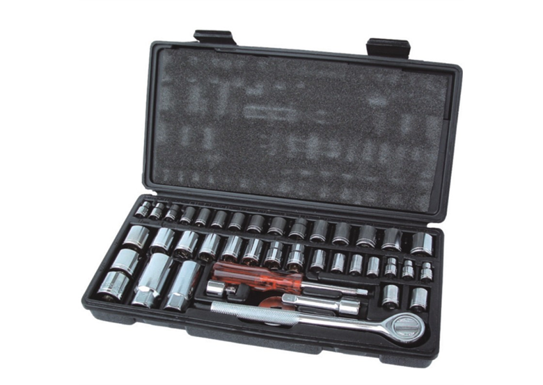 Dopsleutelset 40-delig Dedra 1611