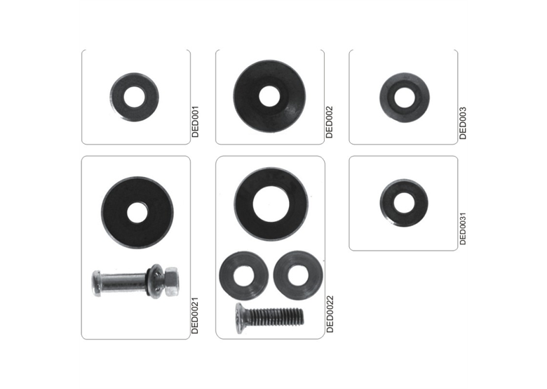 Glazuur machine wiel ⌀22mm., dikte 5mm Dedra DED002