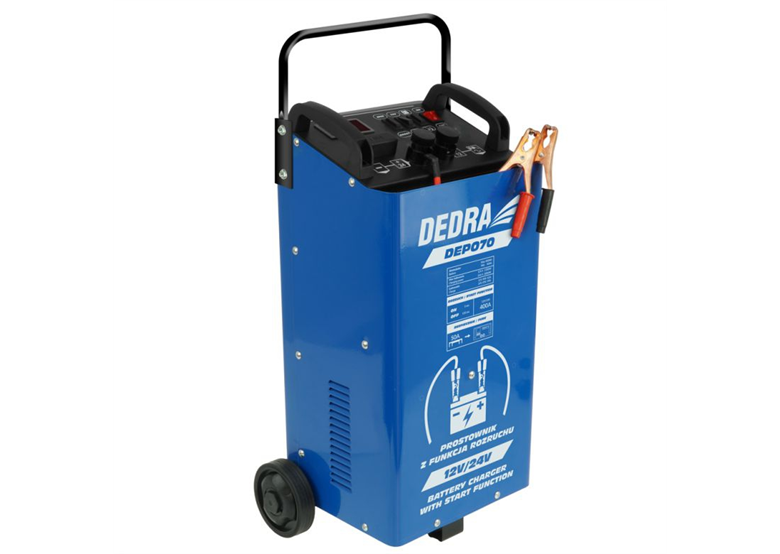 Acculader met starthulp. Dedra DEP070