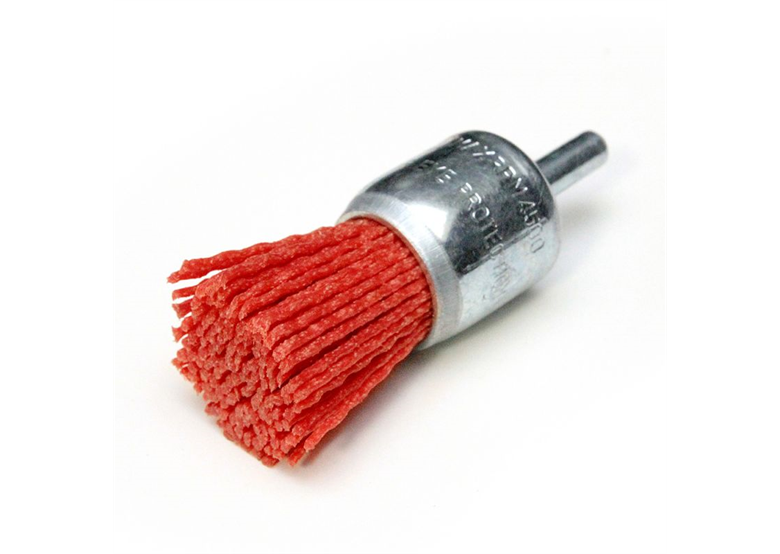 Schuurborstel in kwastvorm 24 mm met schacht   Dedra F52-024