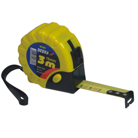 Rolmaat dubbele blokkade , 2 m , 16 mm Dedra M285