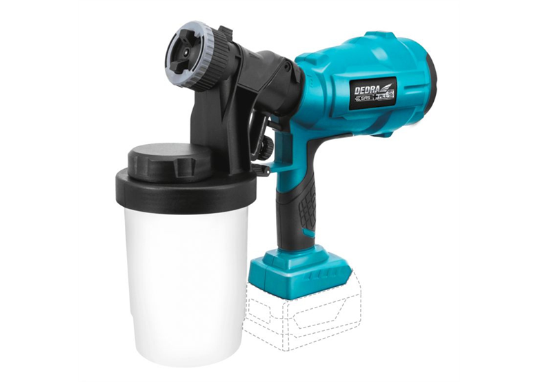 Spuitpistool Dedra SAS+ ALL 18V DED7057