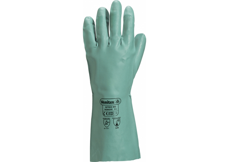 Nitril Handschoenen, groen, maat 7,5 DeltaPlus Venitex NITREX 802