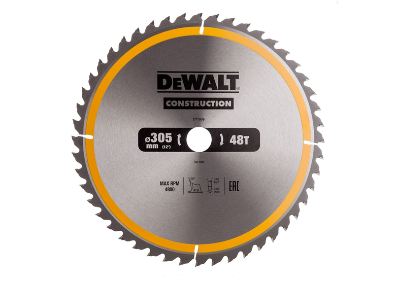 Cirkelzaagblad 305x30mm 48T DeWalt DT1959-QZ