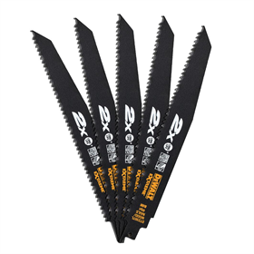 Reciprozaagblad Hout met Nagels 228mm(5st.) DeWalt DT2307L
