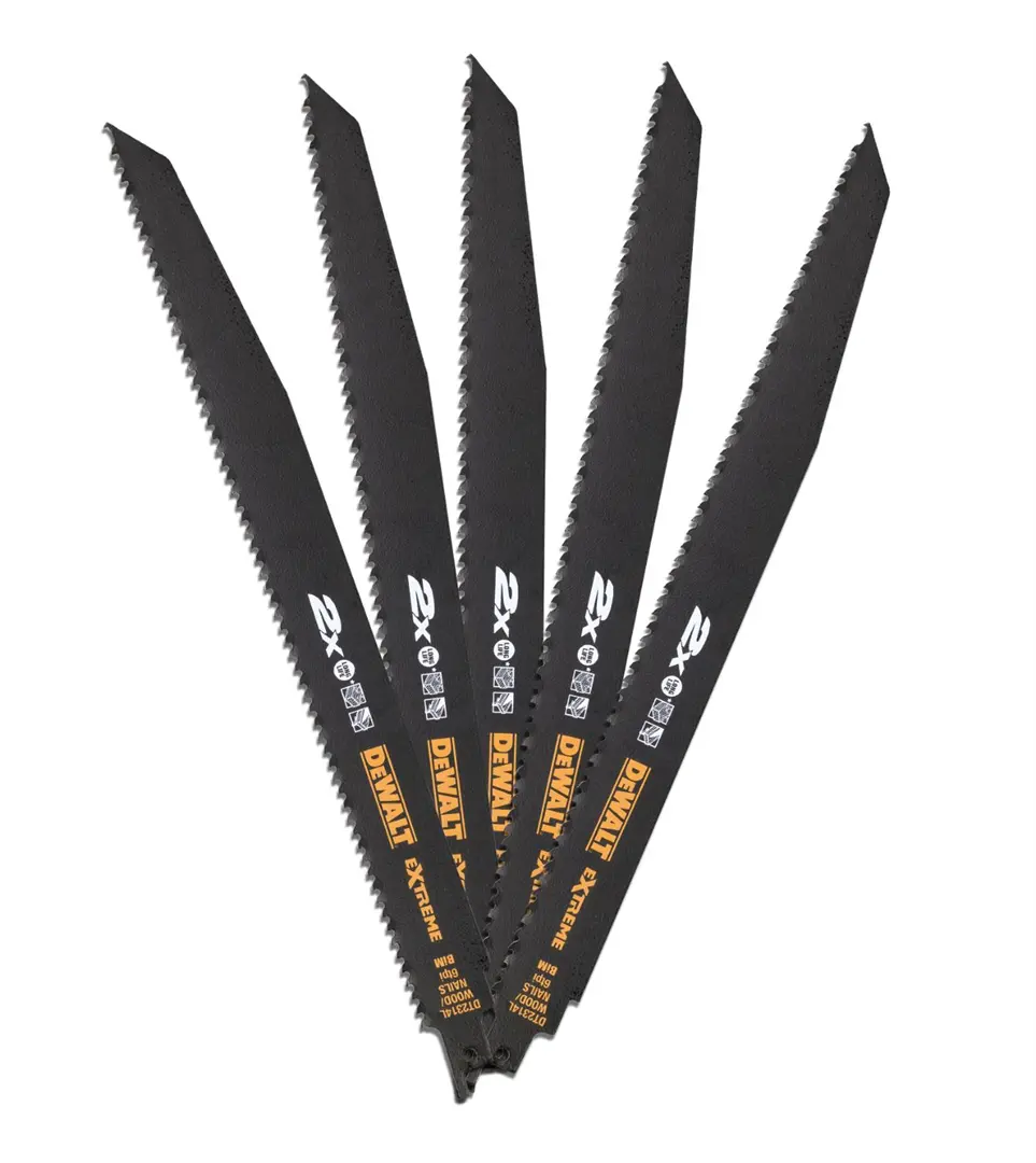 Reciprozaagbladen 5 stuks DeWalt DT2314L