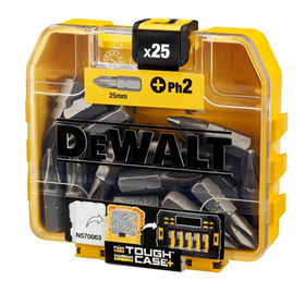 Bitset voor schroefmachine, Ph2 25mm DeWalt DT71522