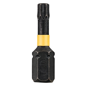 Schroevendraaier bits EXTREME IMPACT Torsie T20/25mm, 5 st. DeWalt DT7381T