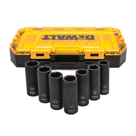 Doppenset 7-delig, diepe slagen DeWalt DWMT74737-0