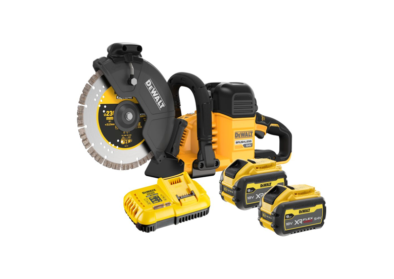 Doorslijpmachine. DeWalt FLEXVOLT DCS691X2 2x9,0Ah