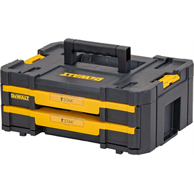 Gereedschapskist  met 2 laden DeWalt TSTAK DWST1-70706