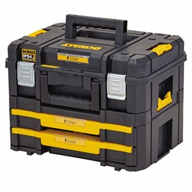 Gereedschapskist  met 2 laden DeWalt TSTAK DWST83395-1