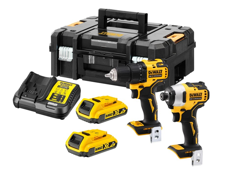 Gereedschap Set 18V DeWalt XR DCK2061D2T 2x2.0Ah