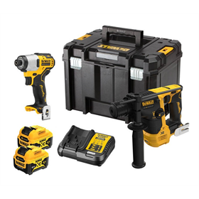 Gereedschap Set 12V DeWalt XR DCK2104P2T 2x5.0Ah