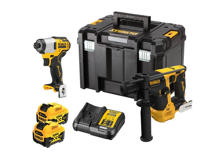 Gereedschap Set 12V DeWalt XR DCK2104P2T 2x5.0Ah