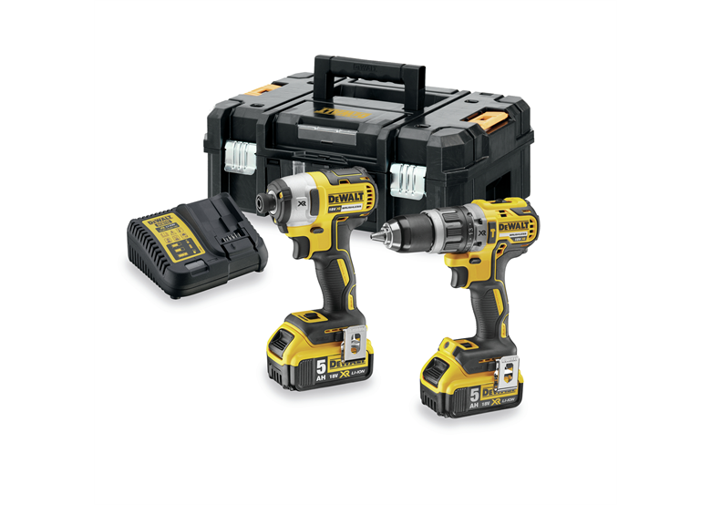 Gereedschap Set 18V DeWalt XR DCK266P2T 2x5.0Ah