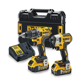 Gereedschap Set 18V DeWalt XR DCK268P2T 2x5.0Ah