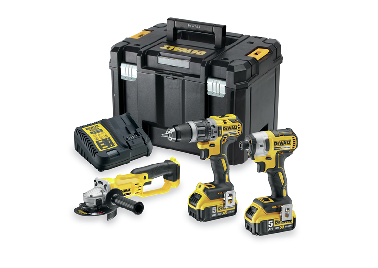 Gereedschap Set 18V DeWalt XR DCK383P2T 2x5.0Ah
