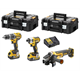 Gereedschap Set 18V DeWalt XR DCK384P2T 2x5.0Ah