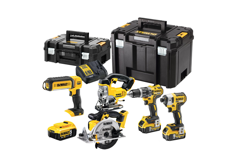 Gereedschap Set 18V DeWalt XR DCK551P3T 3x5.0Ah