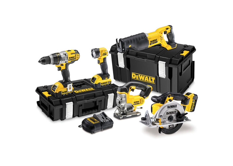 Gereedschap Set 18V DeWalt XR DCK592M3 3x4.0Ah