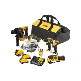 Gereedschap Set 12V DeWalt XR DCK611P1D2 2x2.0Ah, 1x5.0Ah