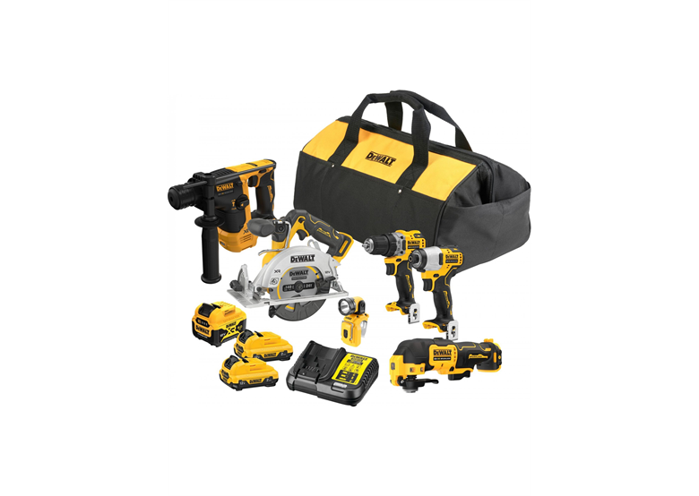 Gereedschap Set 12V DeWalt XR DCK611P1D2 2x2.0Ah, 1x5.0Ah