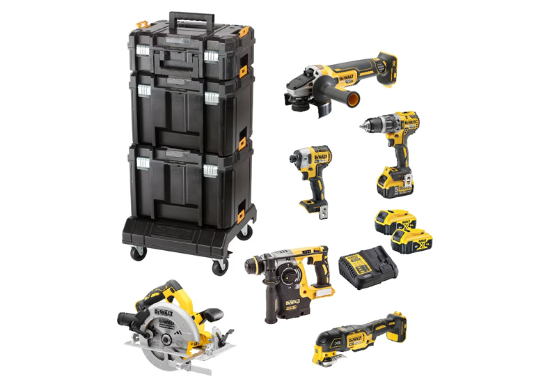 Gereedschap Set 18V DeWalt XR DCK685P3T 3x5.0Ah